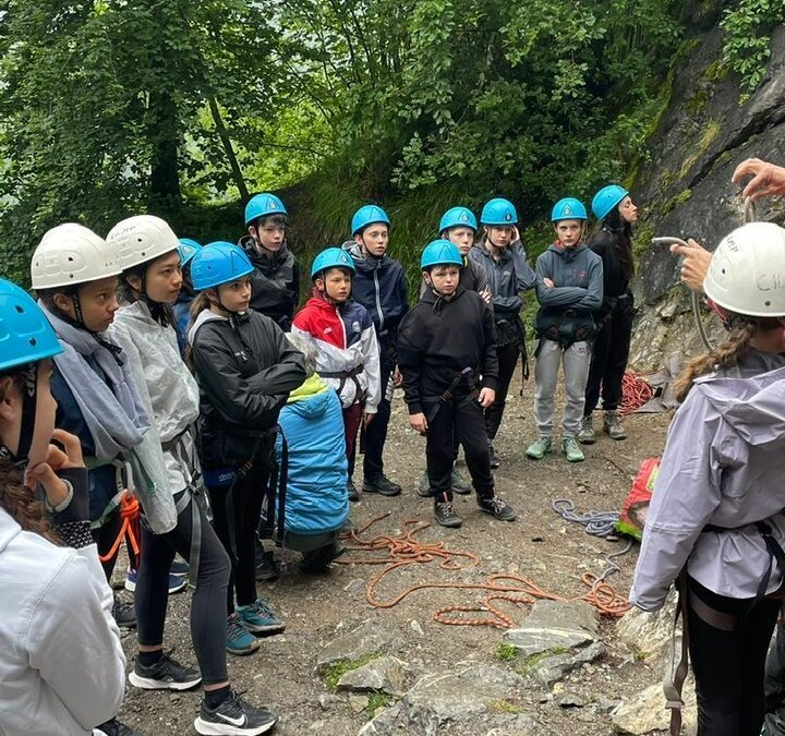 St Lary, 2 : opération escalade